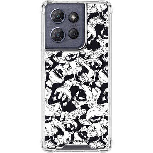 Looney Tunes Marvin Super Sized Pattern Moto G Play 5G (2025) Clear Case